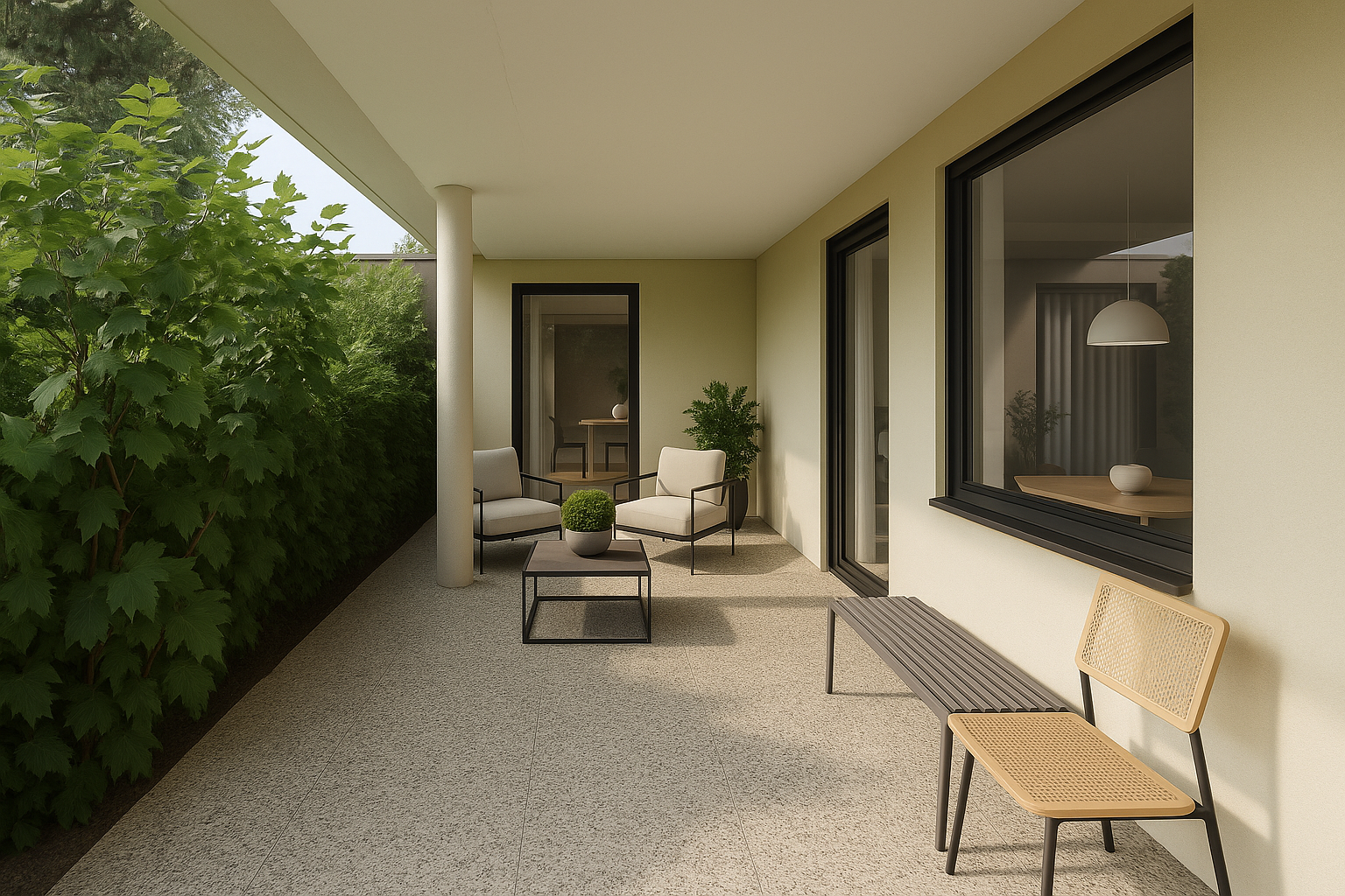 Abendsonne über der Stadt